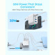 Мережевий зарядний пристрій Anker Zolo Charger 50W, 2xUSB-C, 2xUSB-A, White (A121EG21)