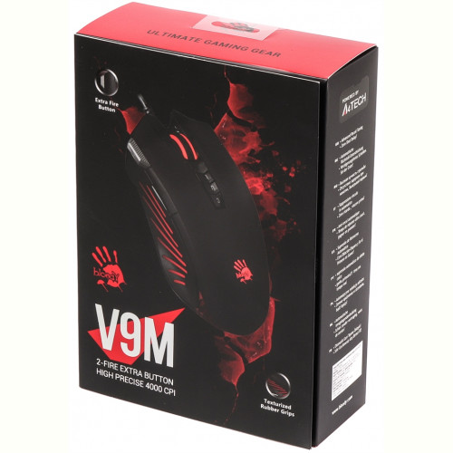 Мишка A4Tech V9M Bloody Black Extra Fire Button