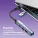 USB-хаб СolorWay USB Type-A/USB Type-C 4-в-1 (CW-HUB06)