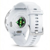 Смарт-годинник Garmin Venu 3 Silver Stainless Steel Bezel with Whitestone Case and Silicone Band (010-02784-50)