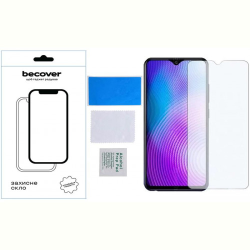 Захисне скло BeCover для Tecno Spark 10 (KI5q) Crystal Clear Glass 3D (709267)