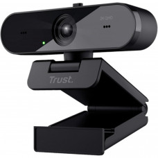 Вебкамера Trust Taxon ECO, 2K QHD, 30 fps, auto focus, OEM BOX, чорний