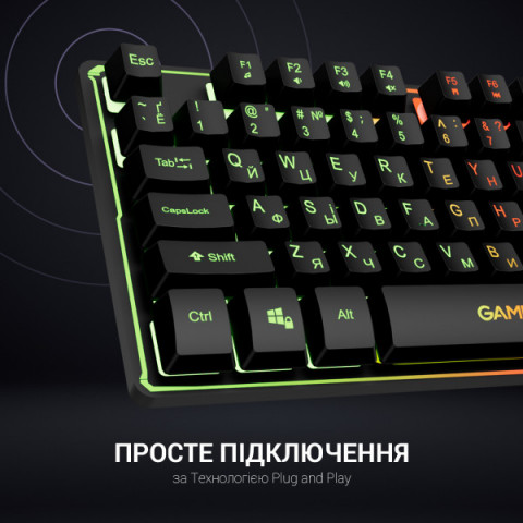 Клавіатура дротова GamePro Nitro+ (GK576) Купити в Україні