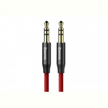Аудіо-кабель Baseus (CAM30-C91) Yiven M30 3.5мм-M/3.5 мм-M, 1.5м, Red/Black
