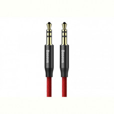 Аудіо-кабель Baseus (CAM30-C91) Yiven M30 3.5мм-M/3.5 мм-M, 1.5м, Red/Black