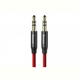 Аудіо-кабель Baseus (CAM30-C91) Yiven M30 3.5мм-M/3.5 мм-M, 1.5м, Red/Black