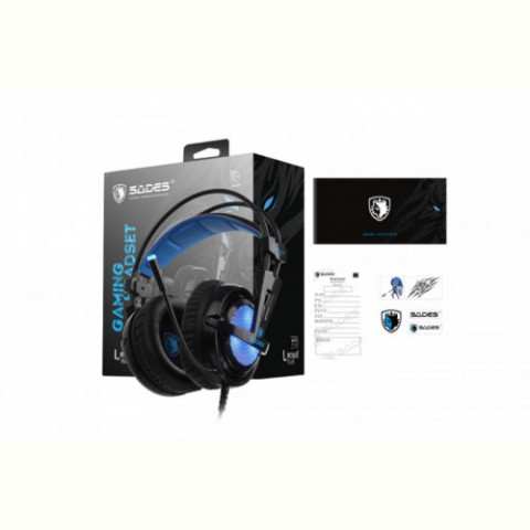 Гарнітура Sades SA-904 Lokust Plus Black RGB (sa904bku)