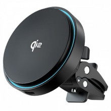 Автомобільний тримач з Бездротовим ЗП Proove Light Circle Qi2 15W black