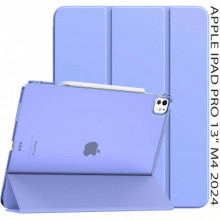 Чохол-книжка BeCover Tri Fold Hard для Apple iPad Pro 13" M4 2024 Purple (711733)