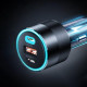 Автомобільний зарядний пристрій Choetech (2xUSB Type C