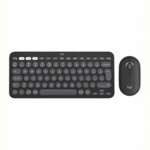 Комплект (клавіатура, миша) бездротовий Logitech Pebble 2 Combo Graphite (920-012239)