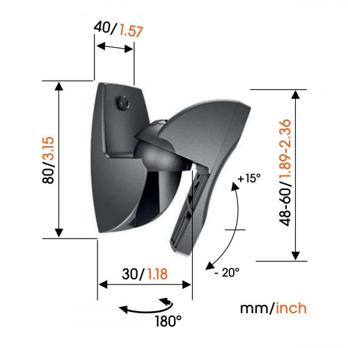 Кронштейн Vogels VLB 500 Black