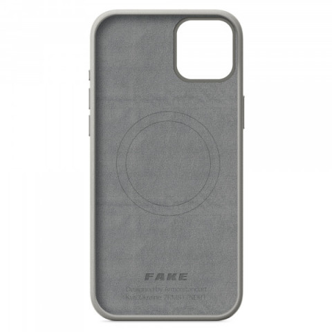 Чохол ArmorStandart FAKE Leather Case для Apple iPhone 15 Plus Grey (ARM76295)