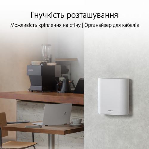 Wi-Fi Mesh система Asus ExpertWiFi EBM68 1pk White (90IG07V0-MO3A60)