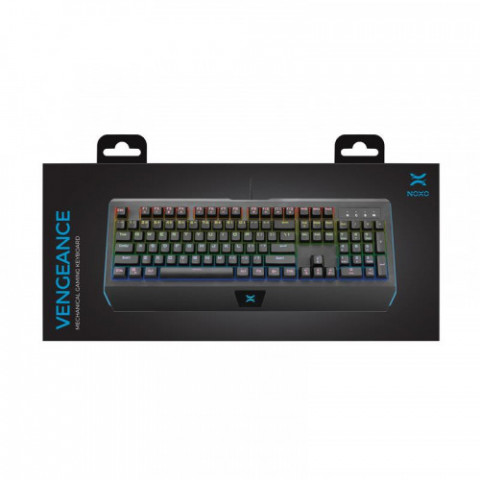 Клавіатура Noxo Vengeance Mechanical gaming keyboard, Blue Switches, Black (4770070882122)