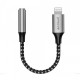 Перехідник AUX Proove SoundMesh Lightning to 3.5mm gray Купити в Україні
