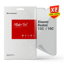 Набір гідрогелевої плівки ArmorStandart Clear + Matte для Xiaomi Redmi 12C / 10C (ARM66858)