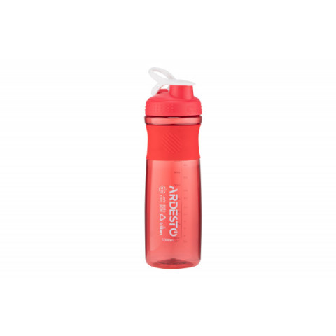 Пляшка для води ARDESTO Smart bottle, 1000мл, тритан, червоний