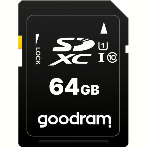 Карта пам`ятi SDXC 64GB UHS-I Class 10 GOODRAM (S1A0-0640R12)