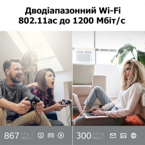 Маршрутизатор (роутер) TP-LINK Archer C64 AC1200 (ARCHER-C64)