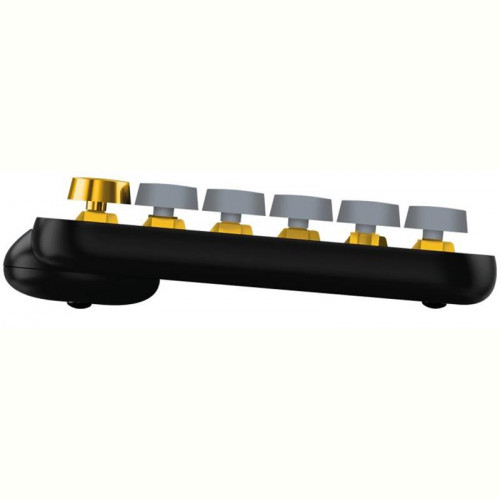 Клавiатура Logitech Pop Wireless Blast Yellow (920-010716)