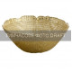 Салатник ARDESTO Golden ice 16x5см, 460мл, скло, золотистий