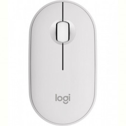 Мишка бездротова Logitech Pebble Mouse 2 M350s White (910-007013)