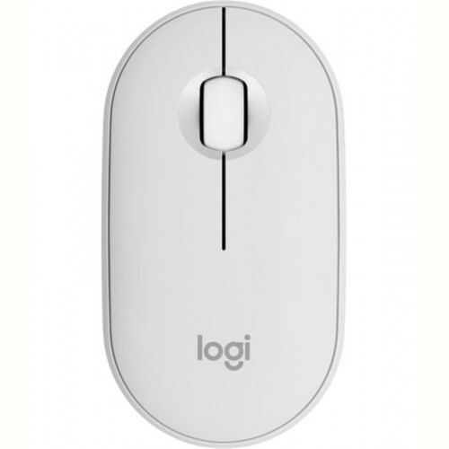 Мишка бездротова Logitech Pebble Mouse 2 M350s White (910-007013)