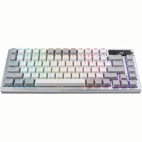 Клавіатура бездротова Asus ROG Azoth RGB WL BT White (90MP031A-BKUA11)