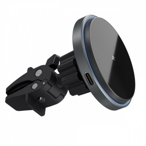 Автомобільний тримач з Бездротовим ЗП Proove Magic Circle Pro 15W black Купити в Україні