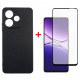 Чохол-накладка Dengos для Oppo A5 Pro Black Full Glue (DG-KM-150) + захисне скло