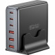 Мережевий зарядний пристрій Essager Engine 85W GaN (3xUSB-A, 3xUSB-C) Black (EZC85W-SXB0G-Z)