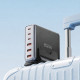 Мережевий зарядний пристрій Essager Engine 85W GaN (3xUSB-A, 3xUSB-C) Black (EZC85W-SXB0G-Z)