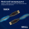 Кабель Promate ProLink HDMI - HDMI v.2.0 (M/M), 1.5 м, Black (prolink4k60-150)