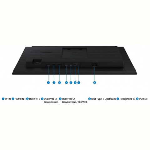 Монiтор Samsung 24" LS24D400G (LS24D400GAIXCI) IPS Black 100Hz