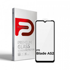 Захисне скло ArmorStandart Full Glue для ZTE Blade A52 Black (ARM65502)