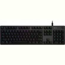 Клавiатура Logitech G512 Carbon Lightsync RGB Mechanical with GX Red switches Black (920-009370) 