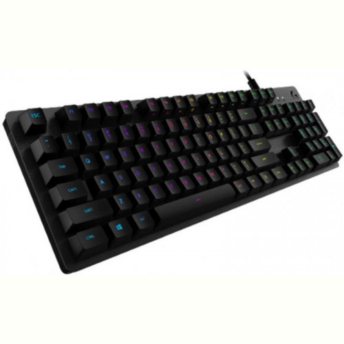 Клавiатура Logitech G512 Carbon Lightsync RGB Mechanical with GX Red switches Black (920-009370)