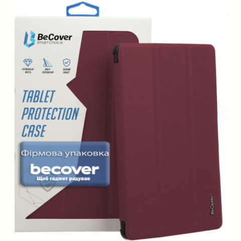 Чохол-книжка BeCover Smart Case для Samsung Galaxy Tab A11 Plus SM-X236B 11.0" Red Wine (714002)