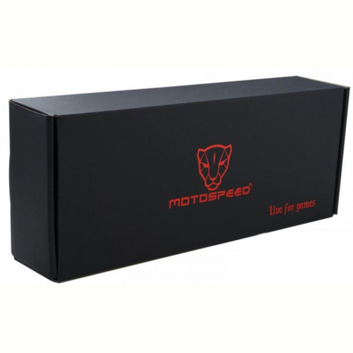 Клавіатура бездротова Motospeed CK62 Outemu Red Black (mtck62bmr)
