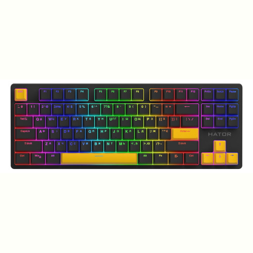 HATOR Sunny Yellow PBT keycaps - ESC/SPACE/ENTER/R.SHIFT/ARROWS (HTS-715) Купити в Україні