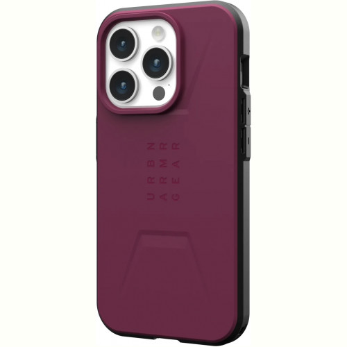 Чохол-накладка Urban Armor Gear Civilian Magsafe для Apple iPhone 15 Pro Max Bordeaux (114295119049)