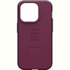 Чохол-накладка Urban Armor Gear Civilian Magsafe для Apple iPhone 15 Pro Max Bordeaux (114295119049)