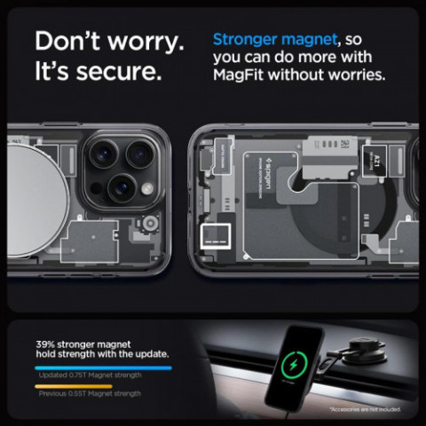 Чохол-накладка Spigen Ultra Hybrid Zero One with MagFit для Apple iPhone 15 Pro Max Black (ACS06582)