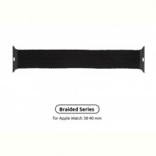 Ремінець Armorstandart Braided Solo Loop для Apple Watch 38mm/40mm/41mm Charcoal Size 2 (120 mm) (ARM58060)