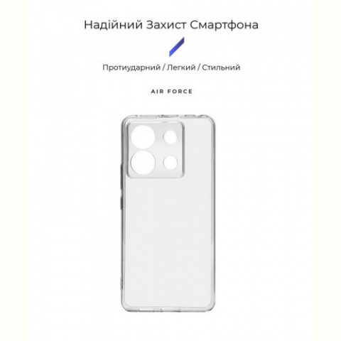 Чохол-накладка Armorstandart Air для Xiaomi Redmi Note 13 Pro 5G/Poco X6 5G Camera cover Clear (ARM71835)