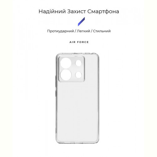 Чохол-накладка Armorstandart Air для Xiaomi Redmi Note 13 Pro 5G/Poco X6 5G Camera cover Clear (ARM71835)