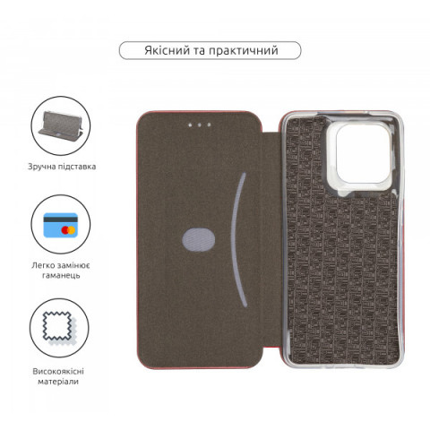 Чохол-книжка ArmorStandart G-Case для Motorola G86 5G Marsala (ARM86941)