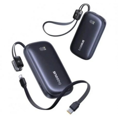 Зовнішній акумулятор Power Bank Baseus EnerFill FC21 Qpow 3 20000mAh 22.5W Cosmic Black (E0027M00)