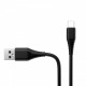 Кабель ColorWay USB-microUSB (PVC), 2.4А, 1м, Black (CW-CBUM025-BK)
